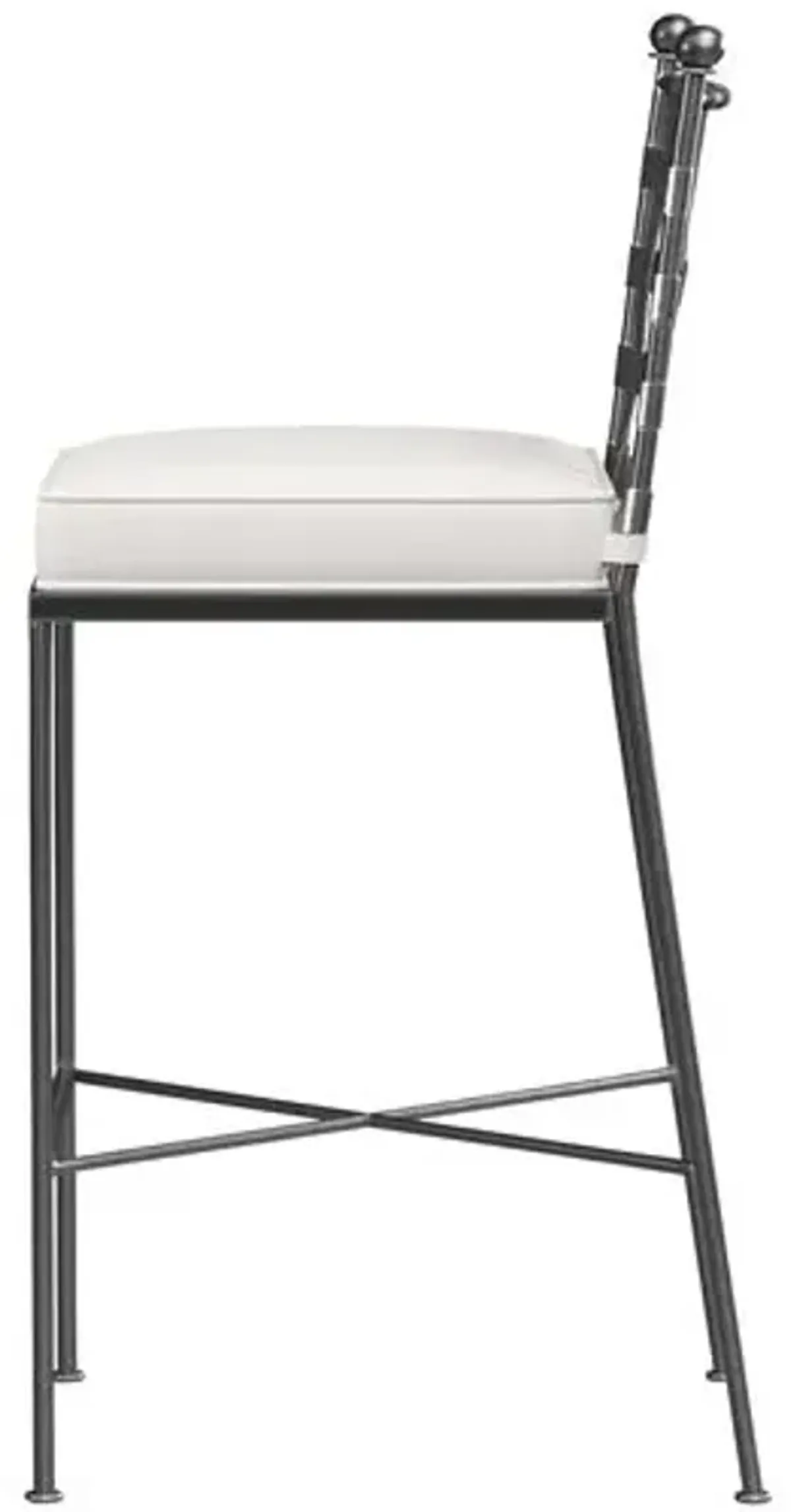 Isla Outdoor Barstool - Beige Sunbrella