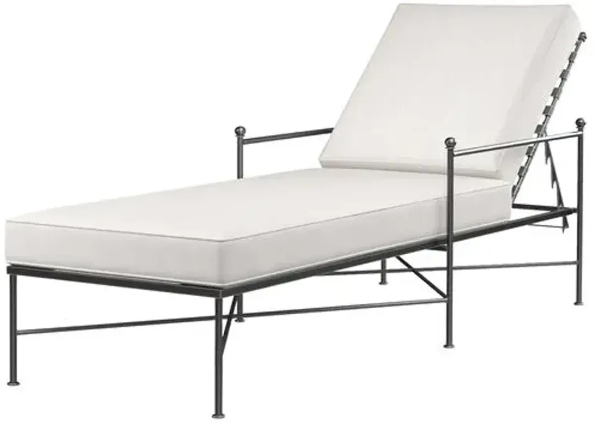 Isla Outdoor Chaise - Beige Sunbrella - Comfortable, Sturdy, Stylish