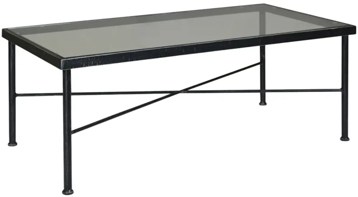 Isla Outdoor Coffee Table, Rich Pewter