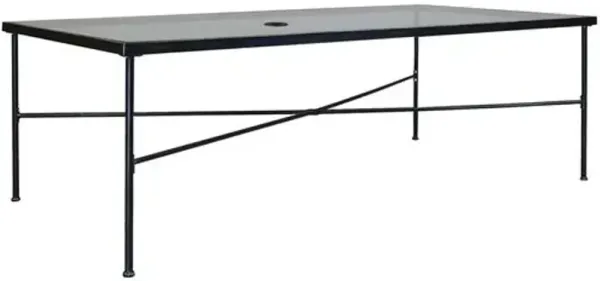 Isla 84" Outdoor Rectangular Dining Table - Rich Pewter