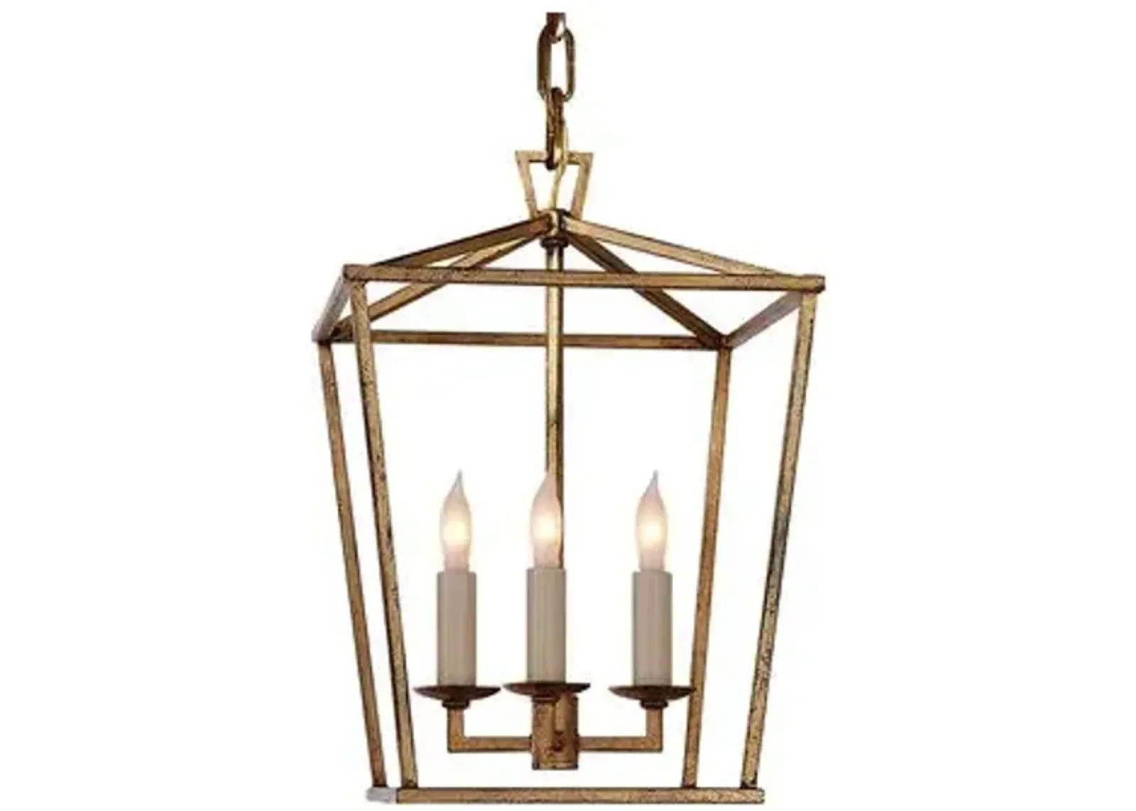 Visual Comfort - Darlana Lantern - Gilded Iron - Gold