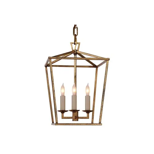 Visual Comfort - Darlana Lantern - Gilded Iron - Gold