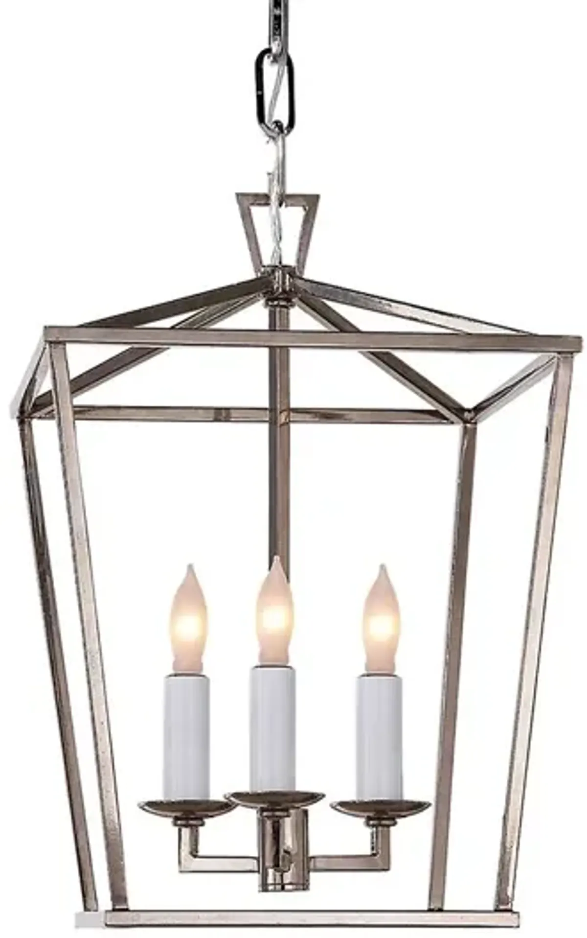 Visual Comfort - Darlana Lantern - Polished Nickel - Silver