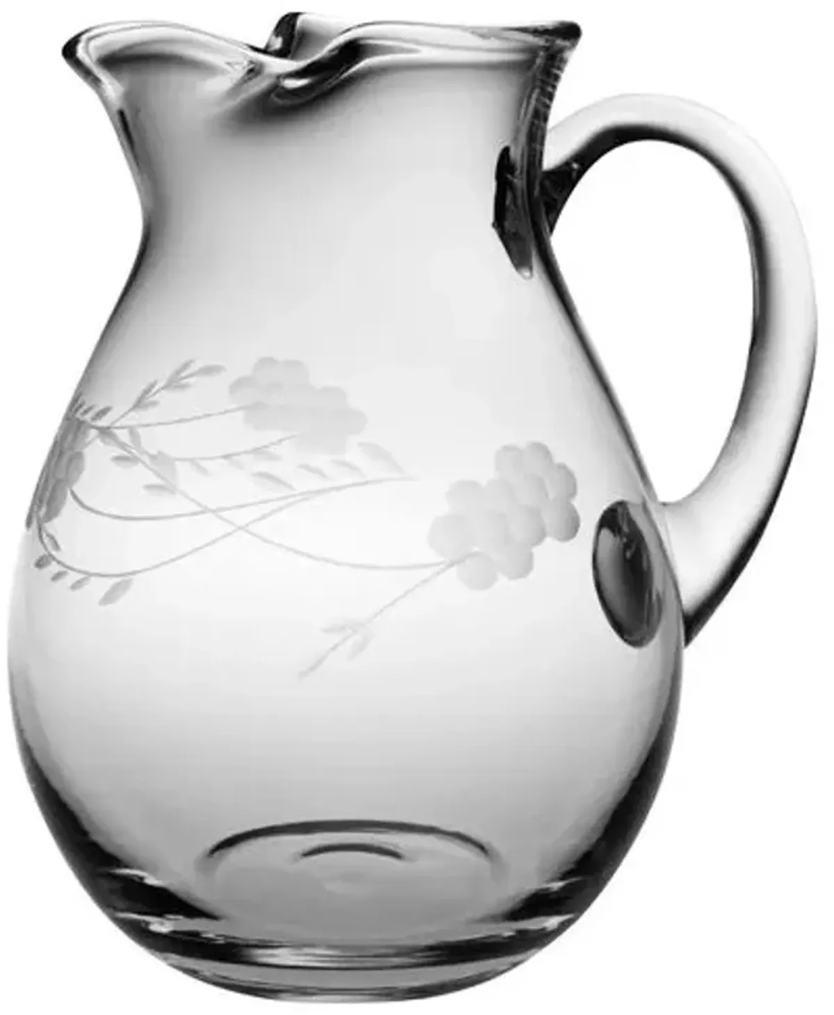 Adair Handcut Classic Pitcher - 90 Oz - Clear