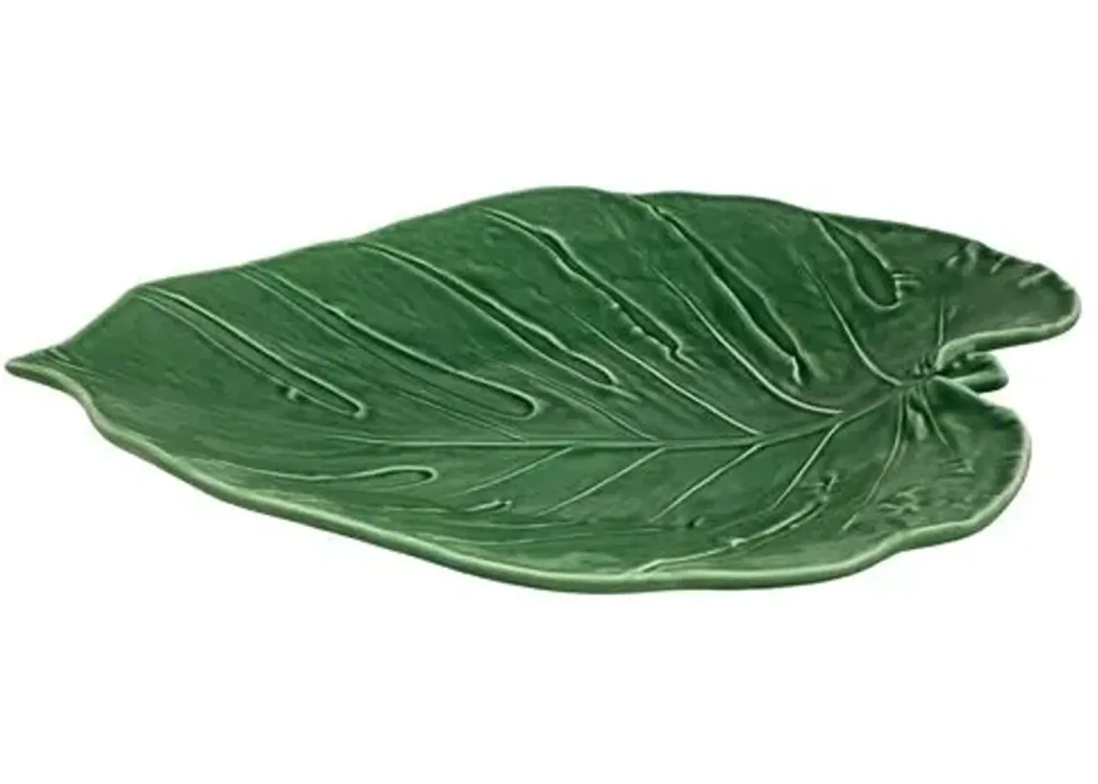 Leaf Platter - Green - Bordallo Pinheiro