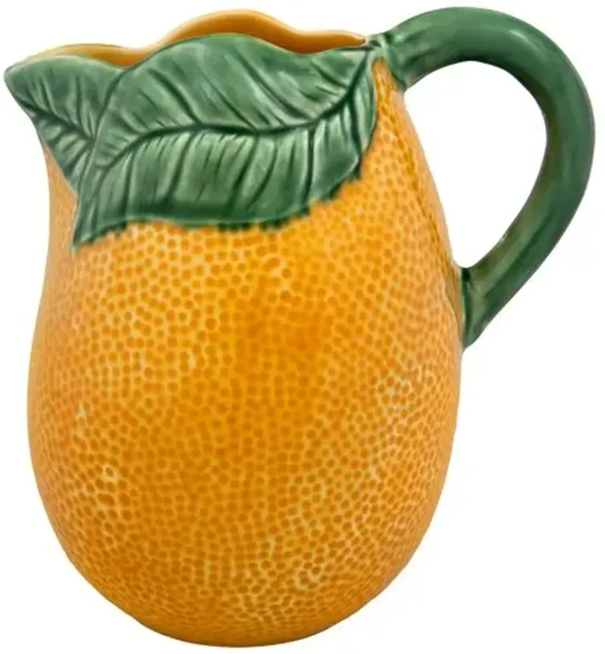 Orange Pitcher - Bordallo Pinheiro