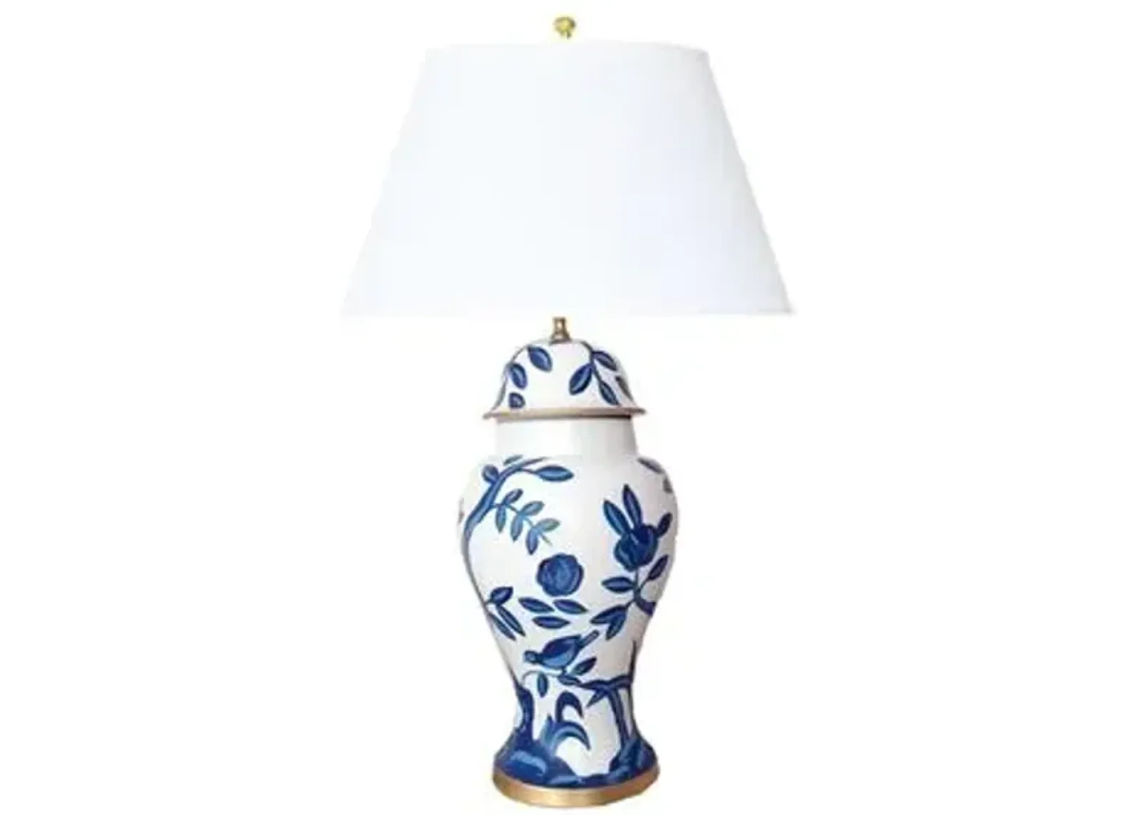 Cliveden Table Lamp - Blue - Dana Gibson