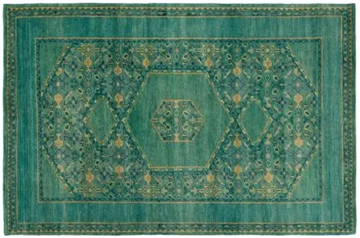 Alexi Rug - Green - Green