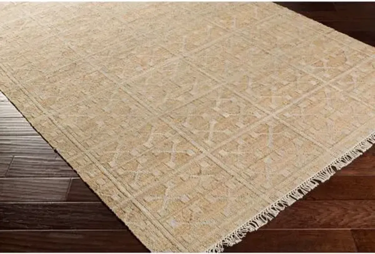 Dusan Jute Rug - Ivory/Natural - Beige - Beige