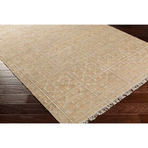 Dusan Jute Rug - Ivory/Natural - Beige - Beige