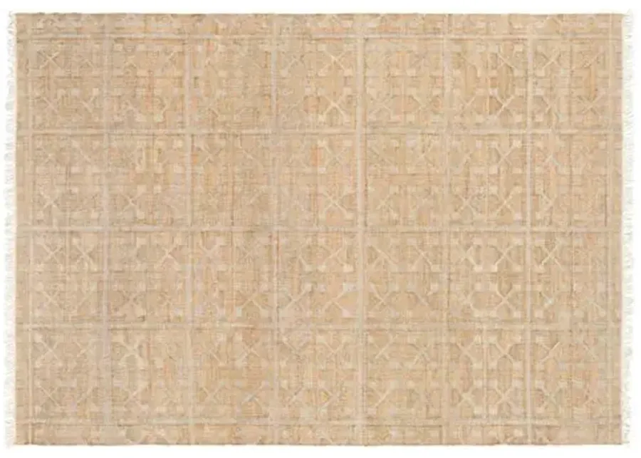 Dusan Jute Rug - Ivory/Natural - Beige - Beige