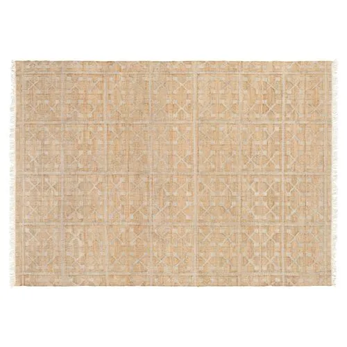 Dusan Jute Rug - Ivory/Natural - Beige - Beige