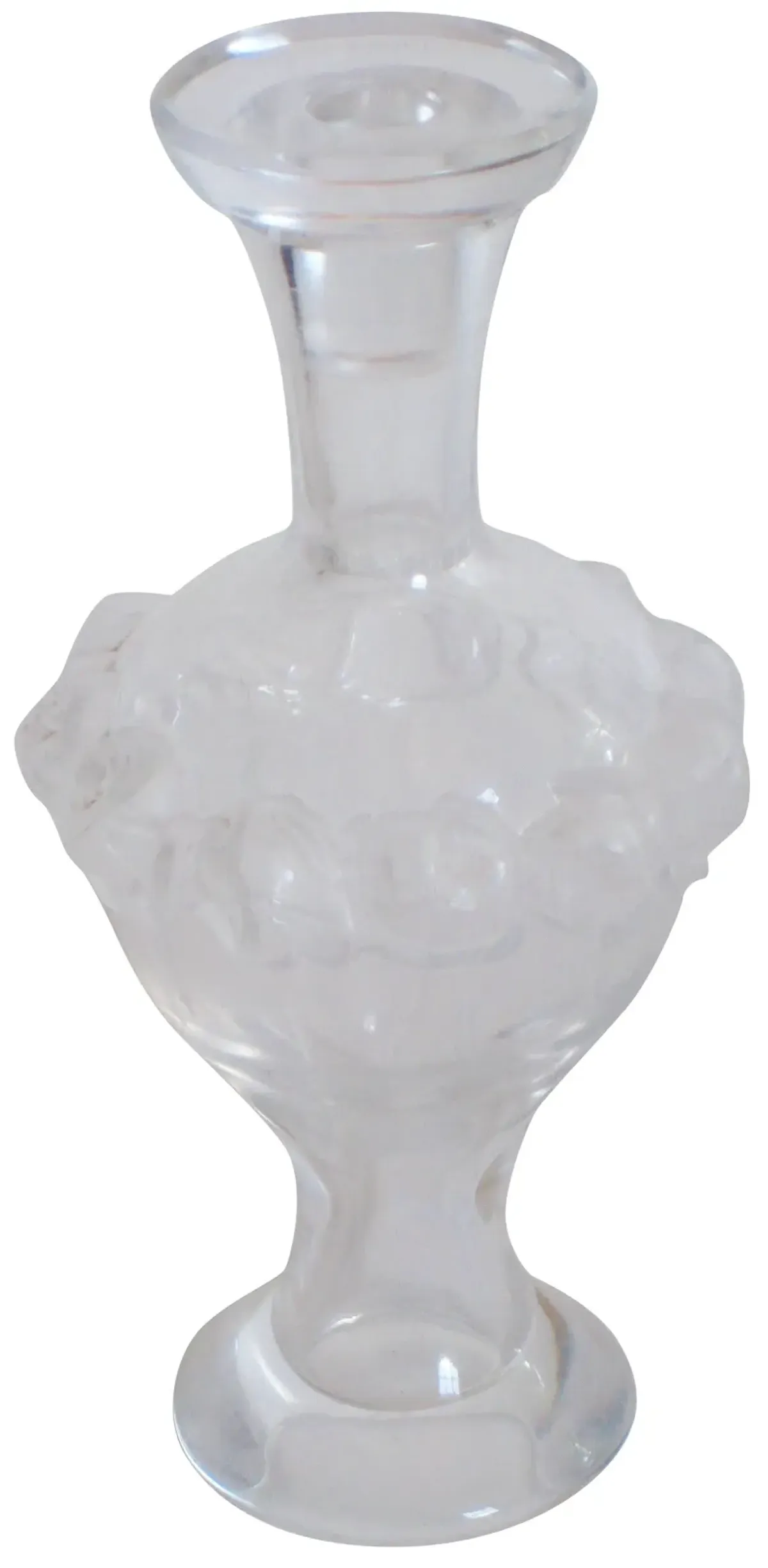 Lalique French Crystal Perfume Bottle - The Emporium Ltd. - Clear