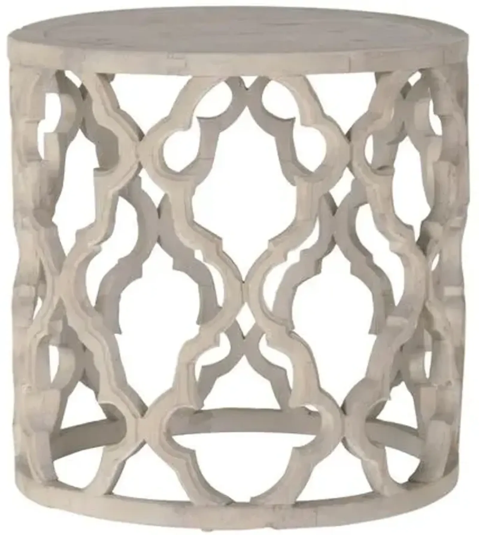 Maxime Side Table - Smoke Gray - Beige