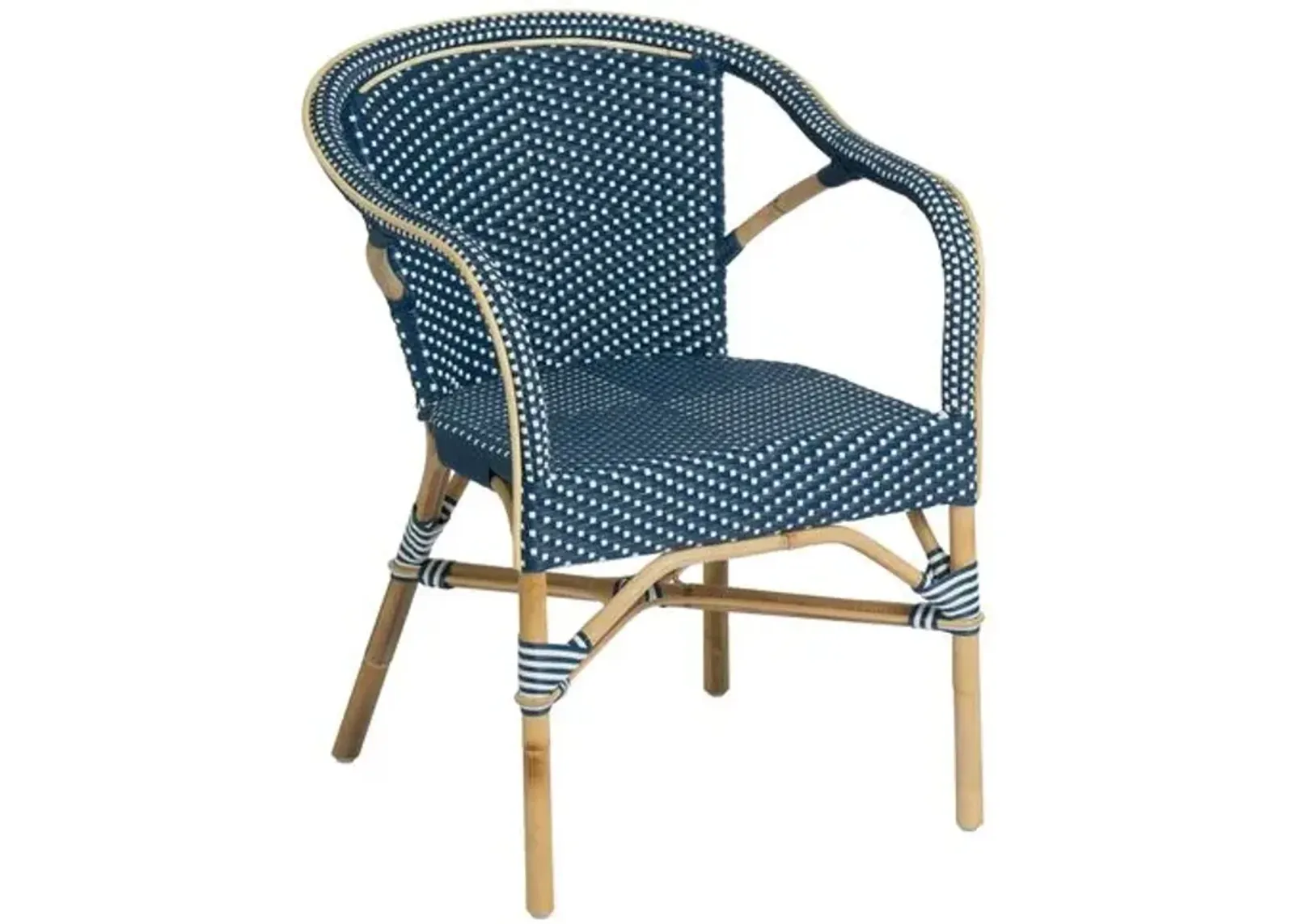 Madeleine Bistro Outdoor Armchair - Navy - Sika Design - Handcrafted - Blue