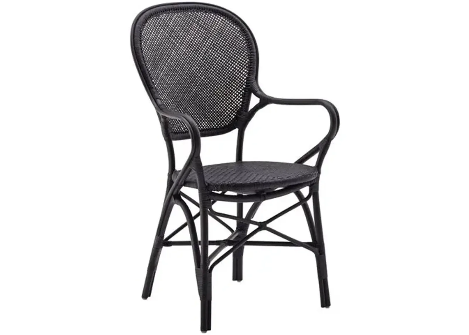 Rossini Bistro Armchair - Black - Sika Design - Handcrafted