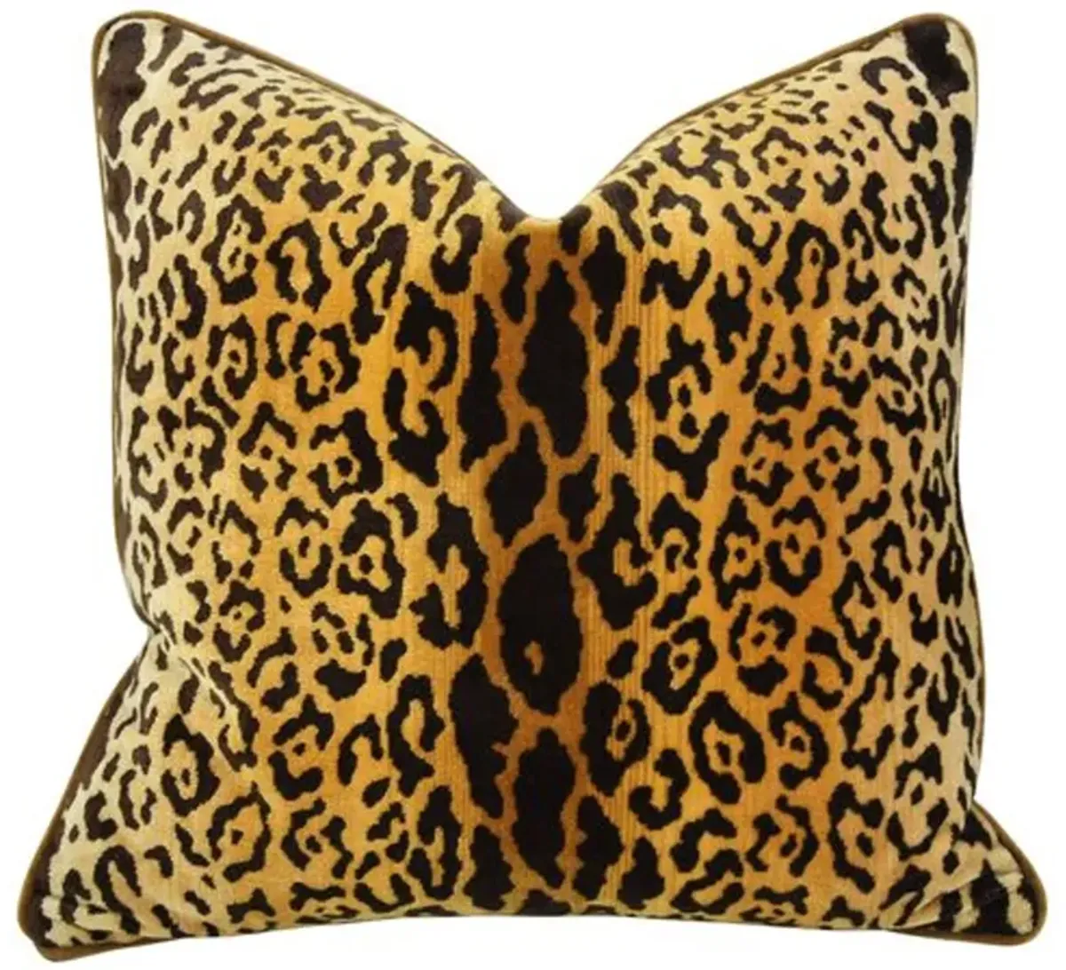 Scalamandr Leopardo Velvet Pillow