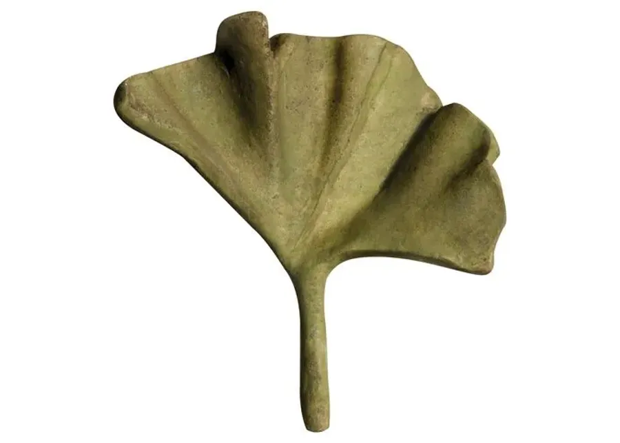 11" Ginko Leaf - Green