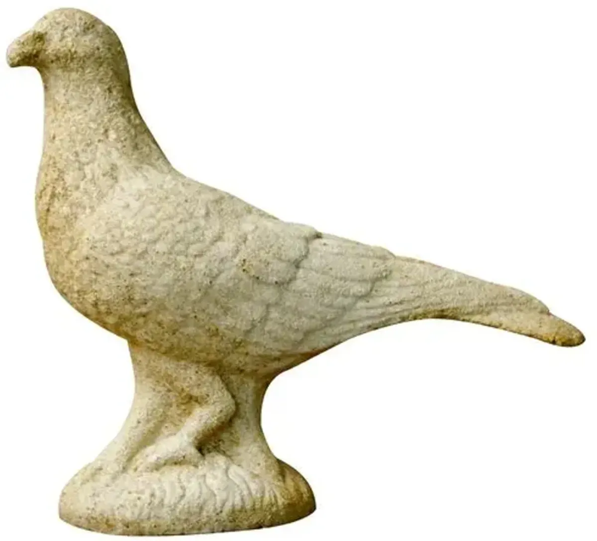 9.25" Garden Pigeon - White Moss - Beige