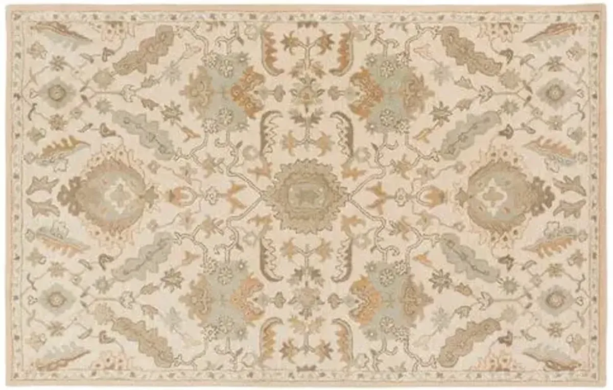 Azalea Rug - Ivory/Gold - Beige - Beige