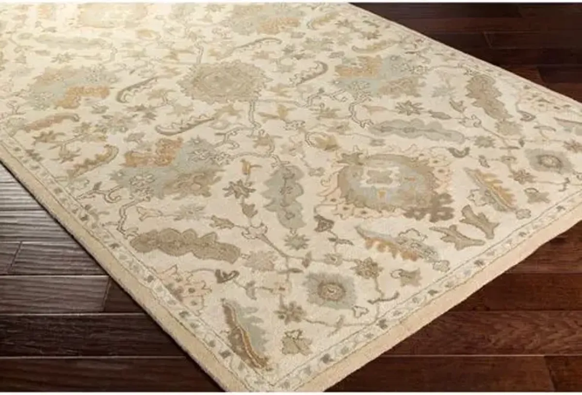 Azalea Rug - Ivory/Gold - Beige - Beige