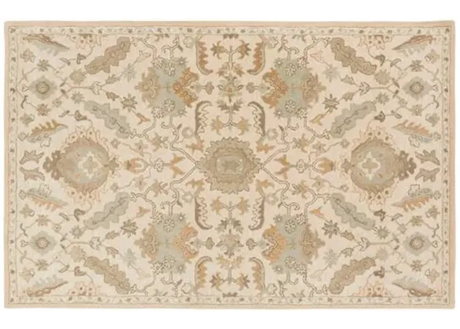 Azalea Rug - Ivory/Gold - Beige - Beige