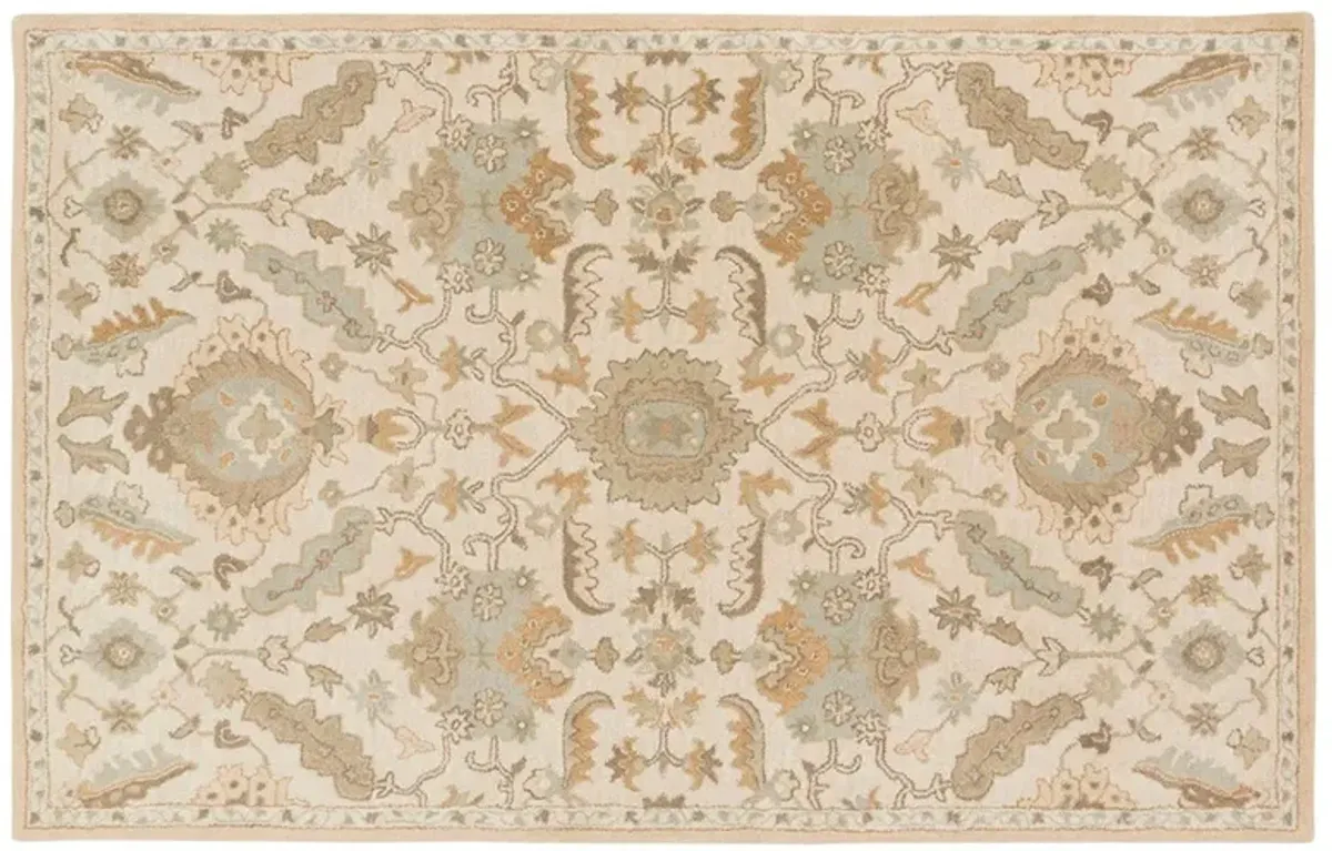 Azalea Rug - Ivory/Gold - Beige - Beige