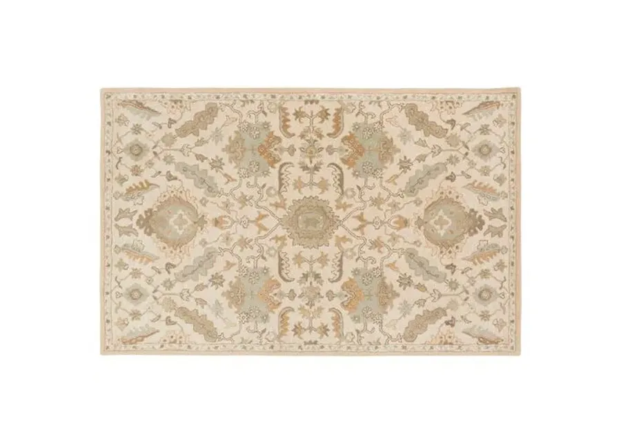 Azalea Rug - Ivory/Gold - Beige - Beige