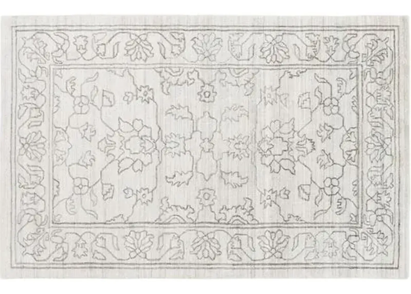 McEwen Rug - Ivory/Gray - Ivory