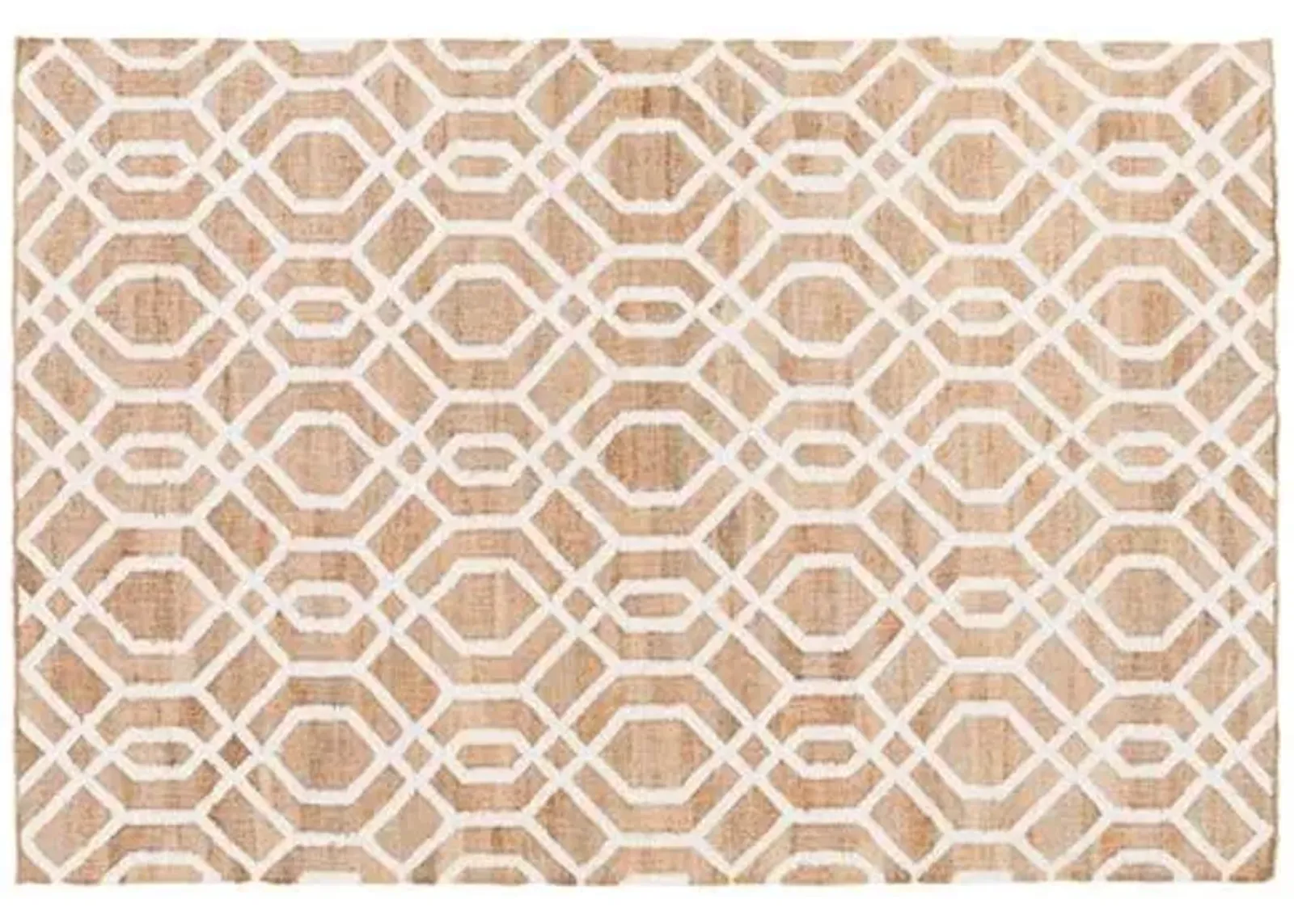 St. Albans Jute-Blend Rug - Mocha/Ivory - Beige - Beige