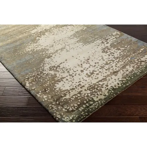 Medford Rug - Olive - Gray - Gray