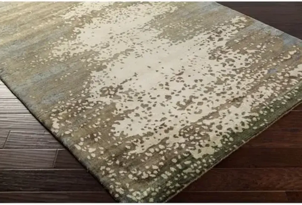 Medford Rug - Olive - Gray - Gray