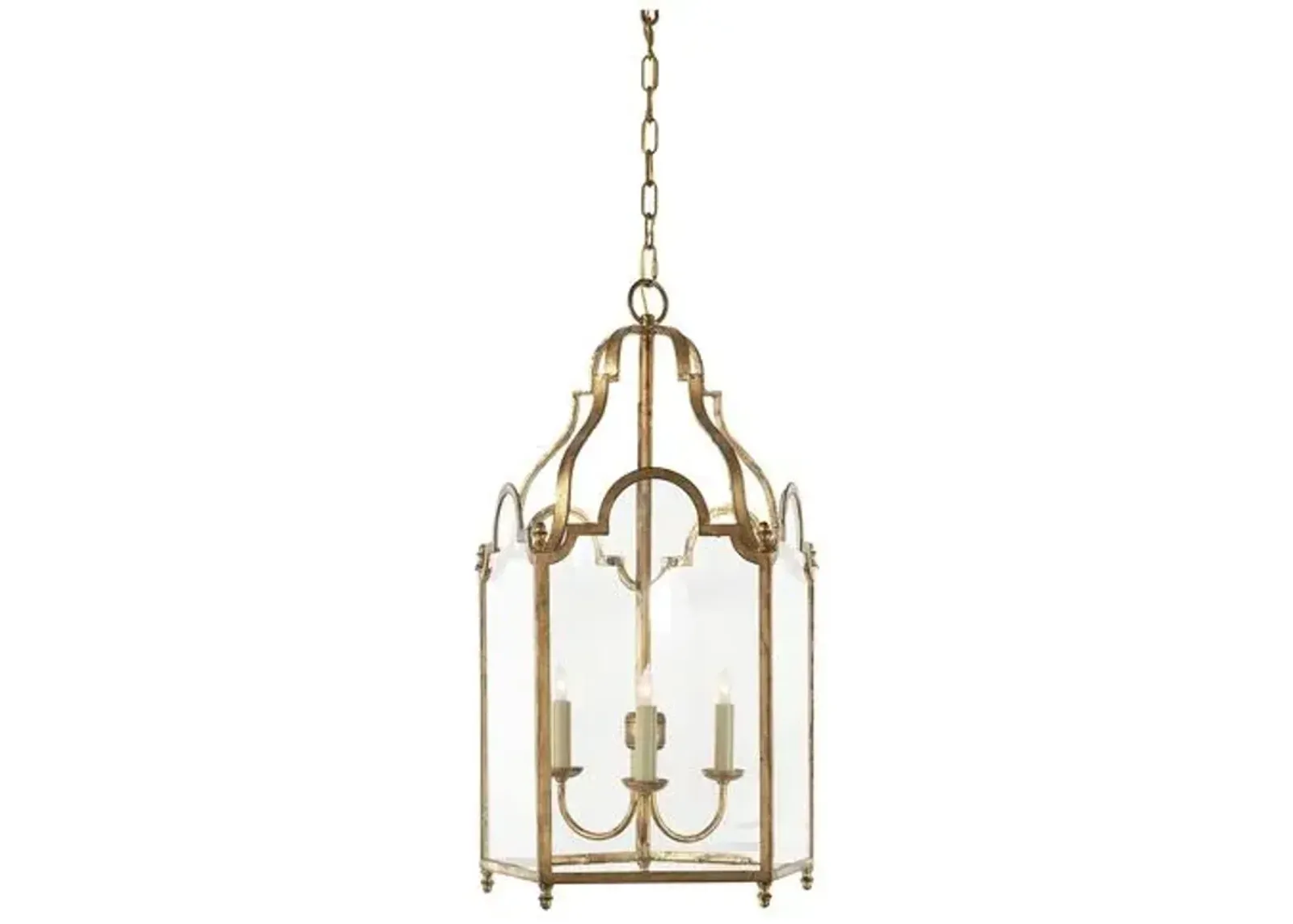 Visual Comfort - French Market Lantern - Gilded Iron - Gold