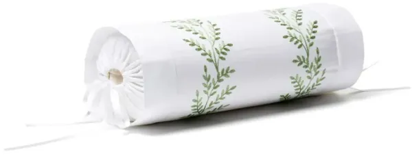 Willow Embroidered Neckroll Sham - Hamburg House - White