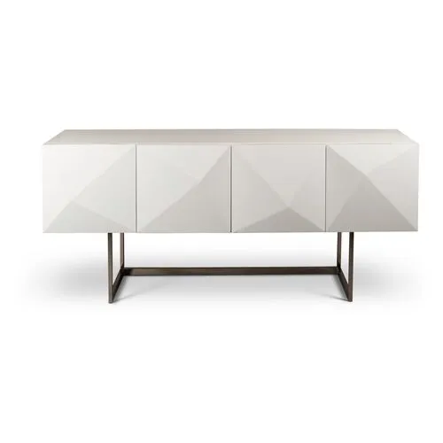 Costa 71" Cube Sideboard - White