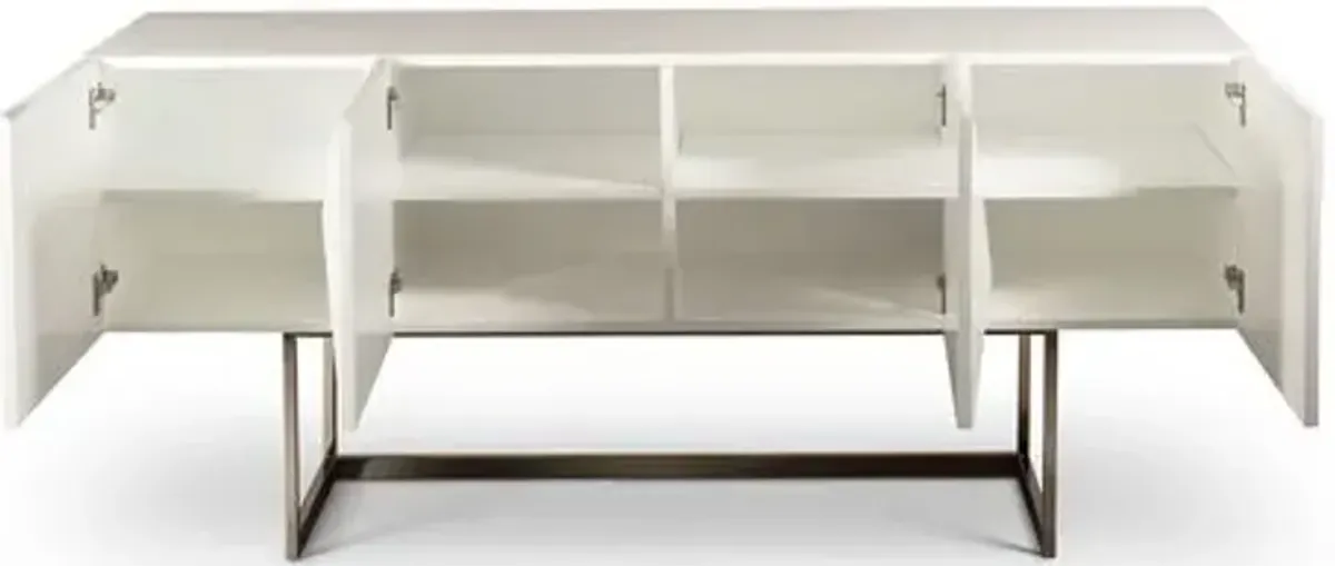 Costa 71" Cube Sideboard - White