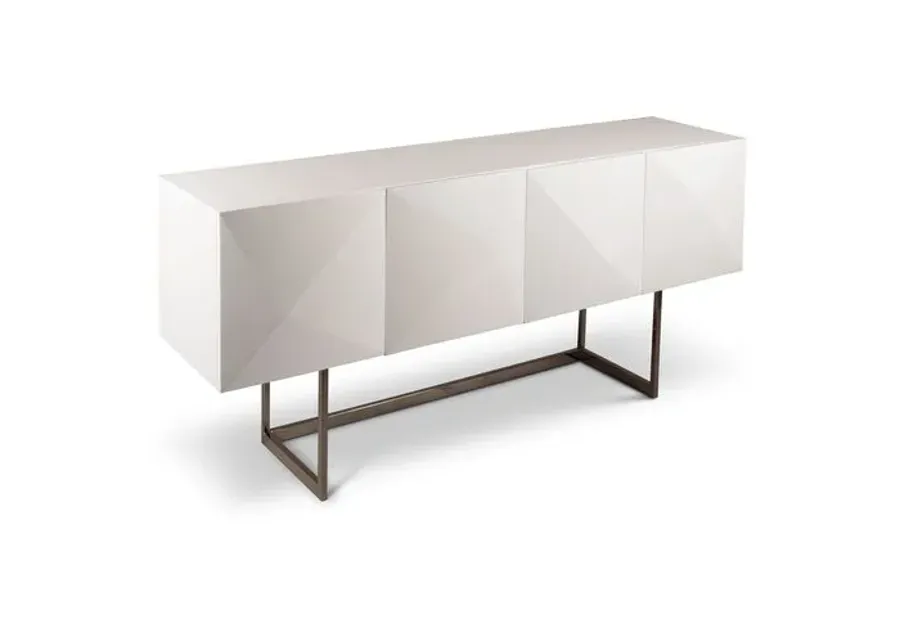 Costa 71" Cube Sideboard - White