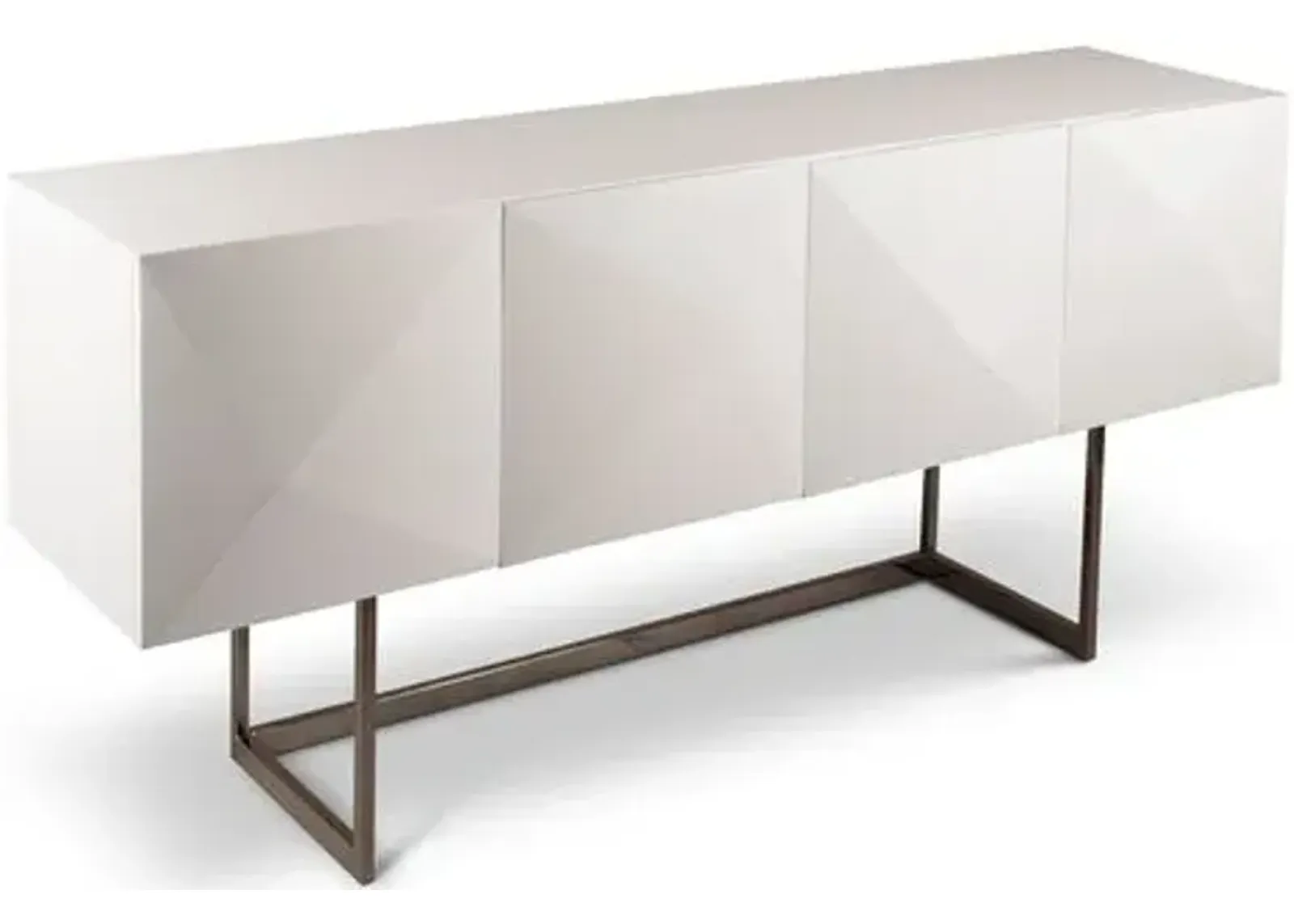 Costa 71" Cube Sideboard - White