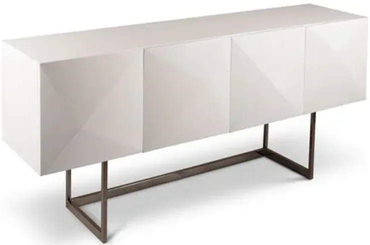 Costa 71" Cube Sideboard - White