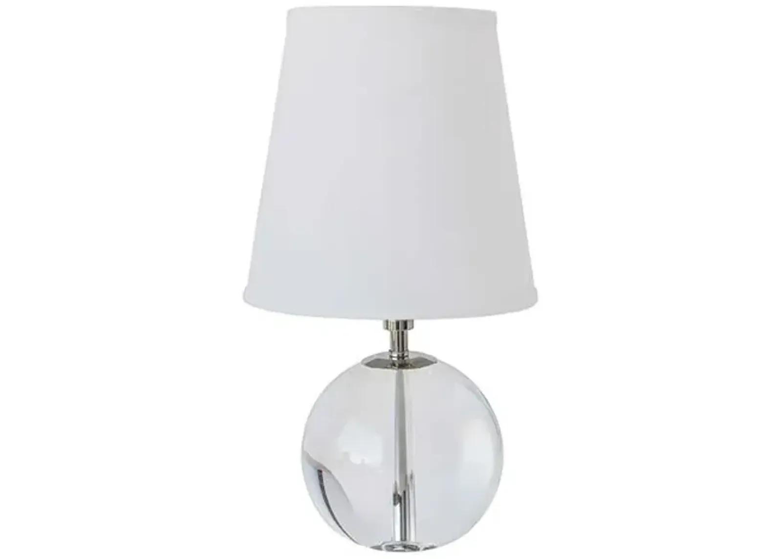 Mini Orb Table Lamp - Clear Crystal - Regina Andrew