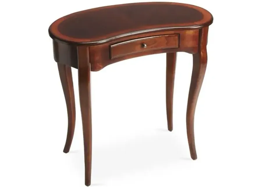 Crescent Writing Desk - Cherry - Brown