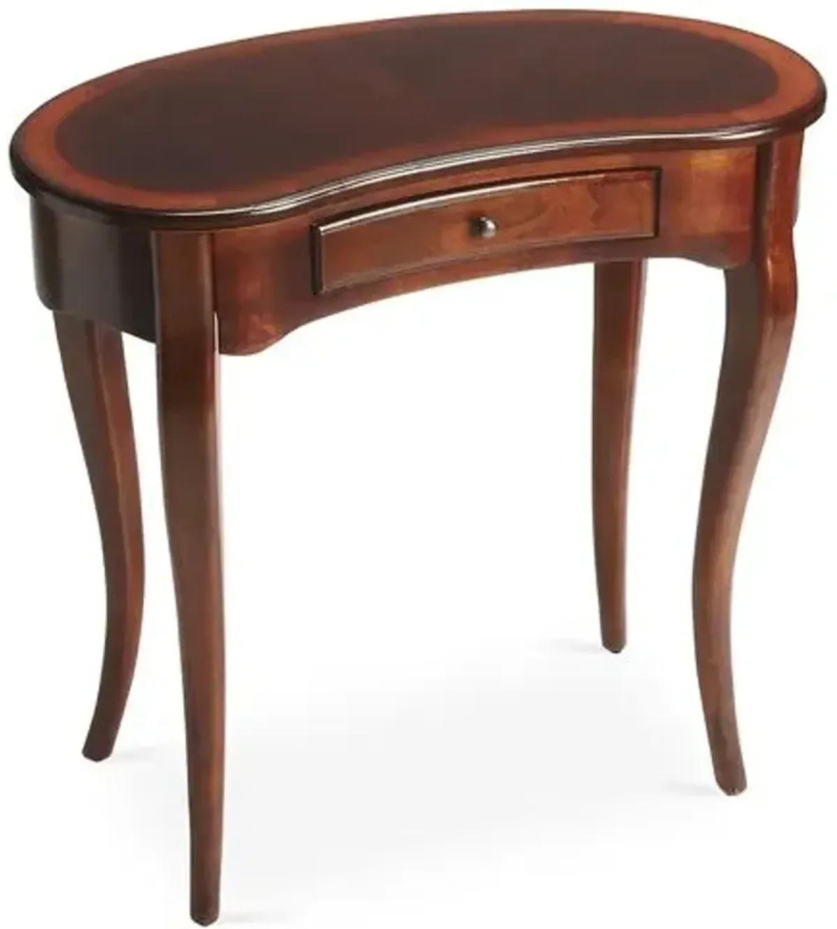 Crescent Writing Desk - Cherry - Brown