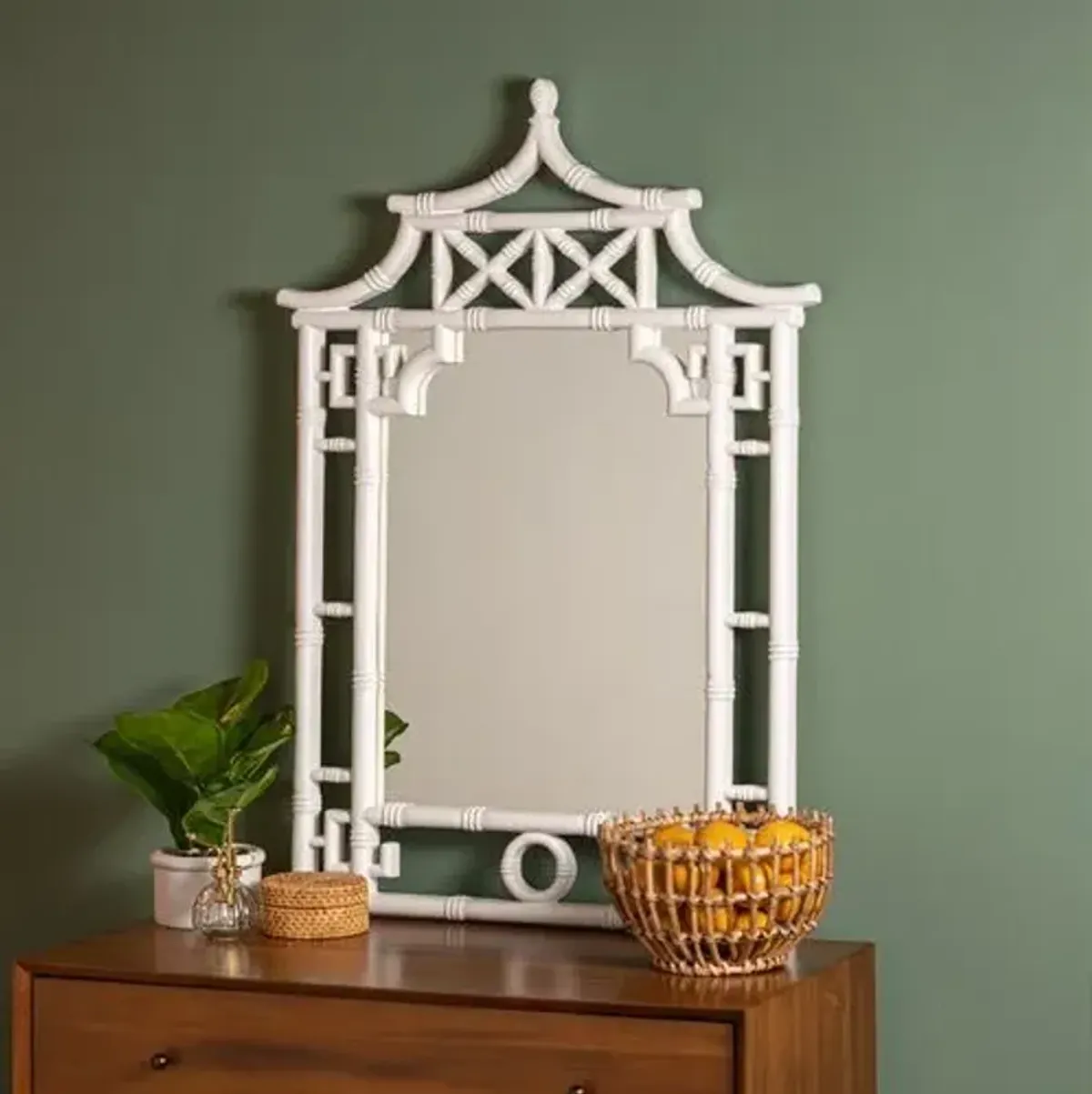 Isla Chinoiserie Wall Mirror