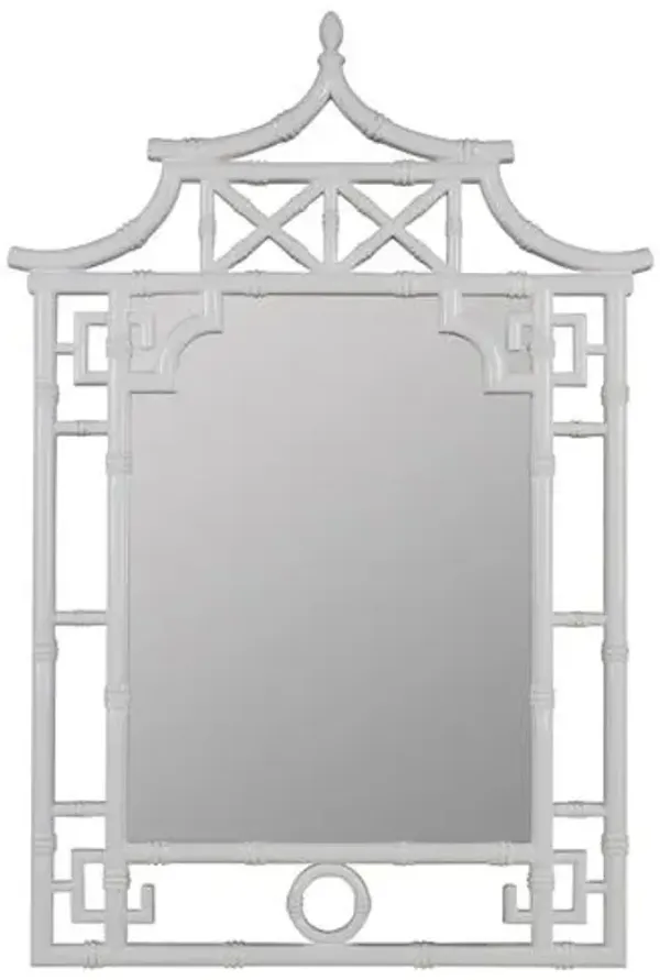 Isla Chinoiserie Custom Painted Wall Mirror