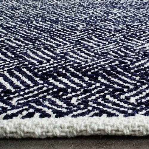 Aidona Rug - Navy - Blue - Blue