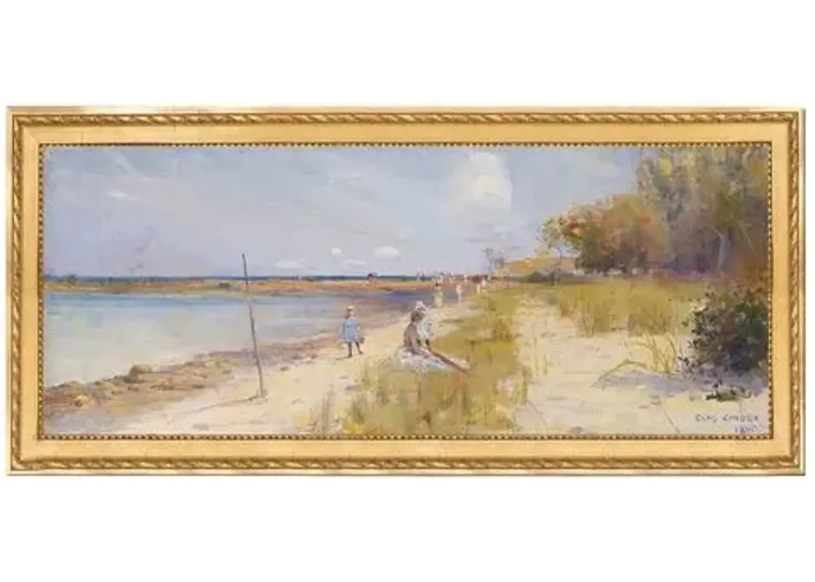 Charles Conder - Rickett's Point - 1890 - Munn Works - Blue