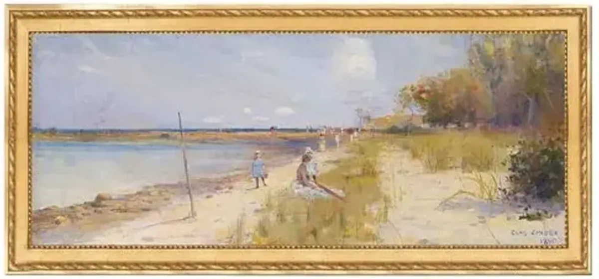 Charles Conder - Rickett's Point - 1890 - Munn Works - Blue