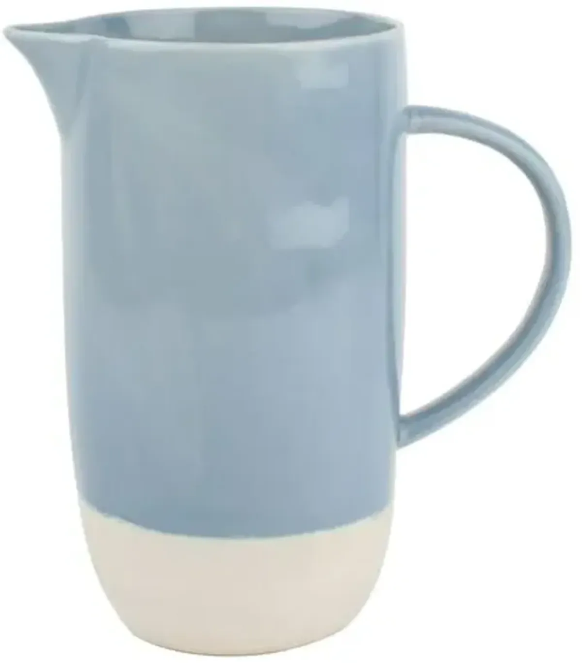 Shell Bisque Pitcher Blue - Canvas