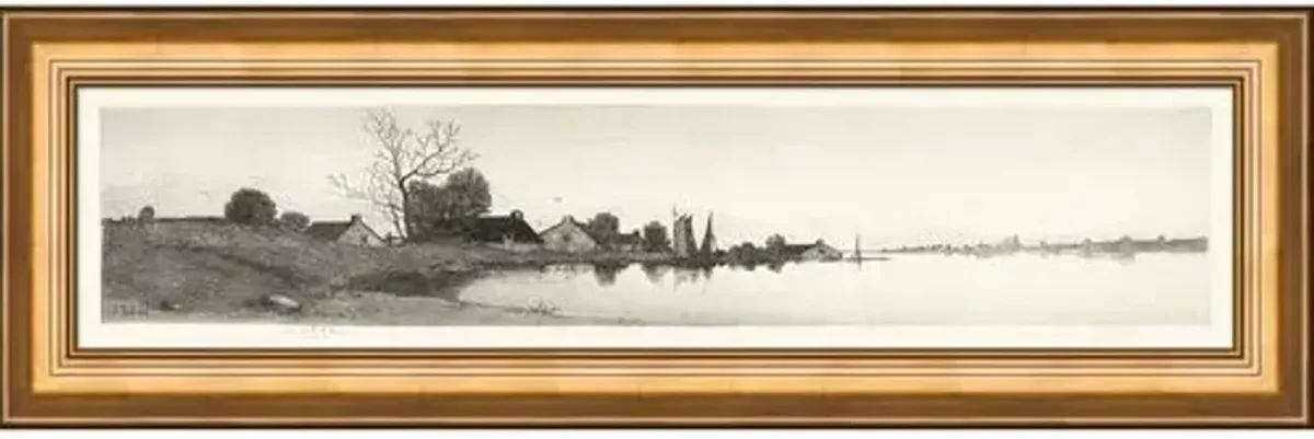 Dwelling Along the Water's Edge - Ivory