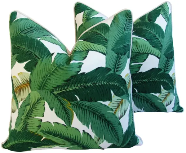 Tropical Iconic Banana Leaf Pillows - Pr